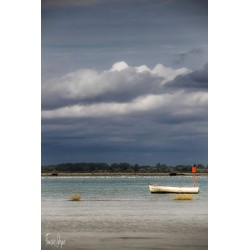 Barque dans la baie de Somme