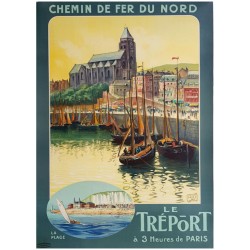Affiche ancienne Le Tréport