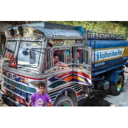 Les camionneurs. Népal