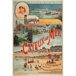 affiche poster Cayeux sur mer